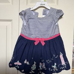 Baby Girl Dress 12-18 Month Toddler 100% Cotton 