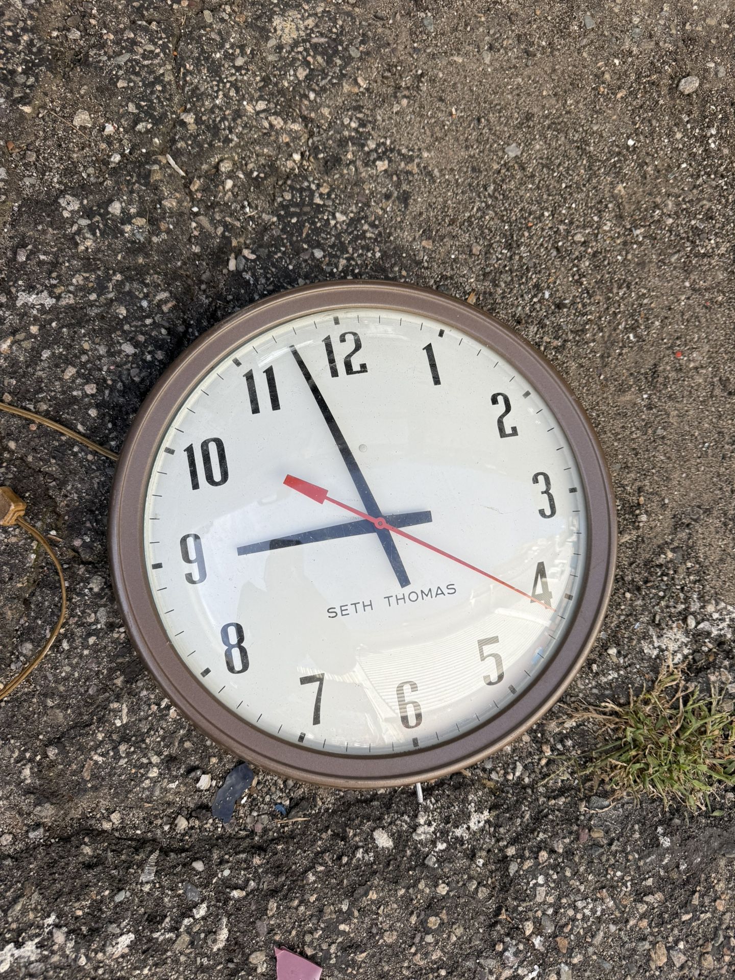 Vintage Seth Thomas Wall Clock NOT TESTED