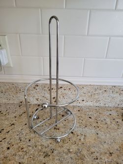 Chrome Metal Paper Towel Holder 14"