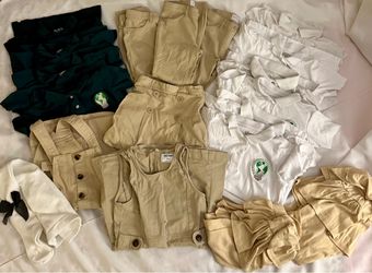 Batch #38 - Mixed Lot Baby Girl School Uniforms - Size 6