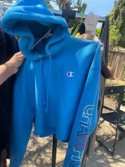 Champion Blue Pullover Hoodie