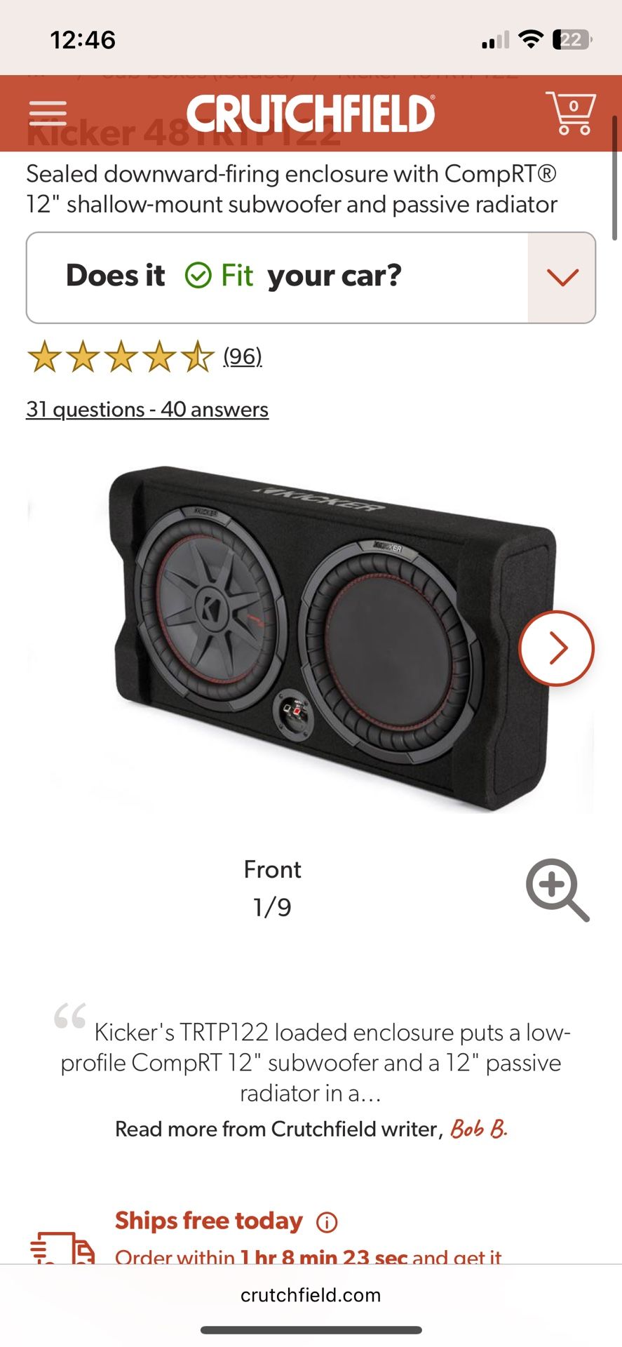 Kicker Subwoofer