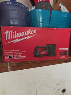 New Milwaukee M18 transfer Pump