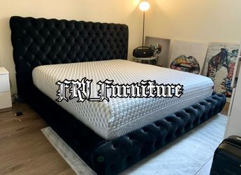 NEW KING BED FRAME WITH MATTRESS