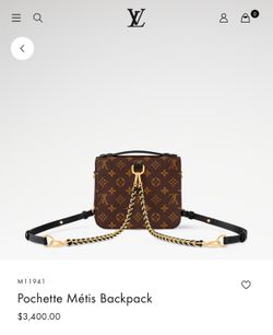 Louis Vuitton Pochette Métis Backpack
