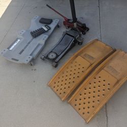 Pittsburgh Low Profile Jack Ramps Mechanic Tools Crawler