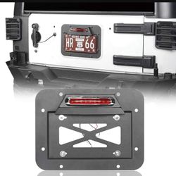 New Hooke Road Rear License Plate Bracket w/Light(07-18 Jeep Wrangler JK) (B698) (B698) (B698) (B698) (B698) (B698) (B698) (B698) (B698) (B698) 