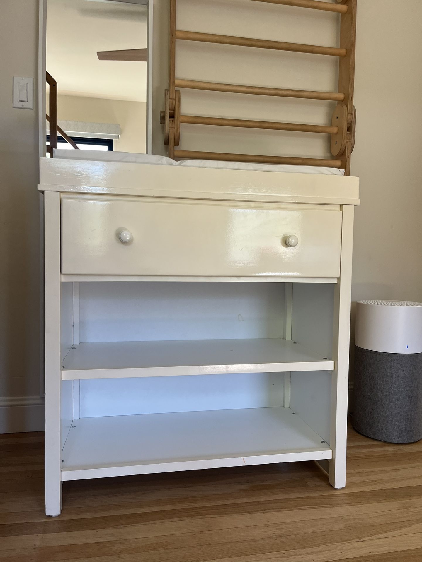 White Changing Table
