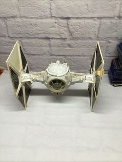 Imperial Tie Fighter WHITE 100% Complete Star Wars 1978 Vintage Kenner Vehicle