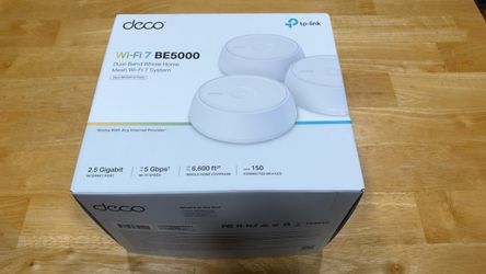 tp-link deco Wi•Fi 7 Dual-Band Mesh