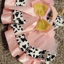 Cow Print Tutu