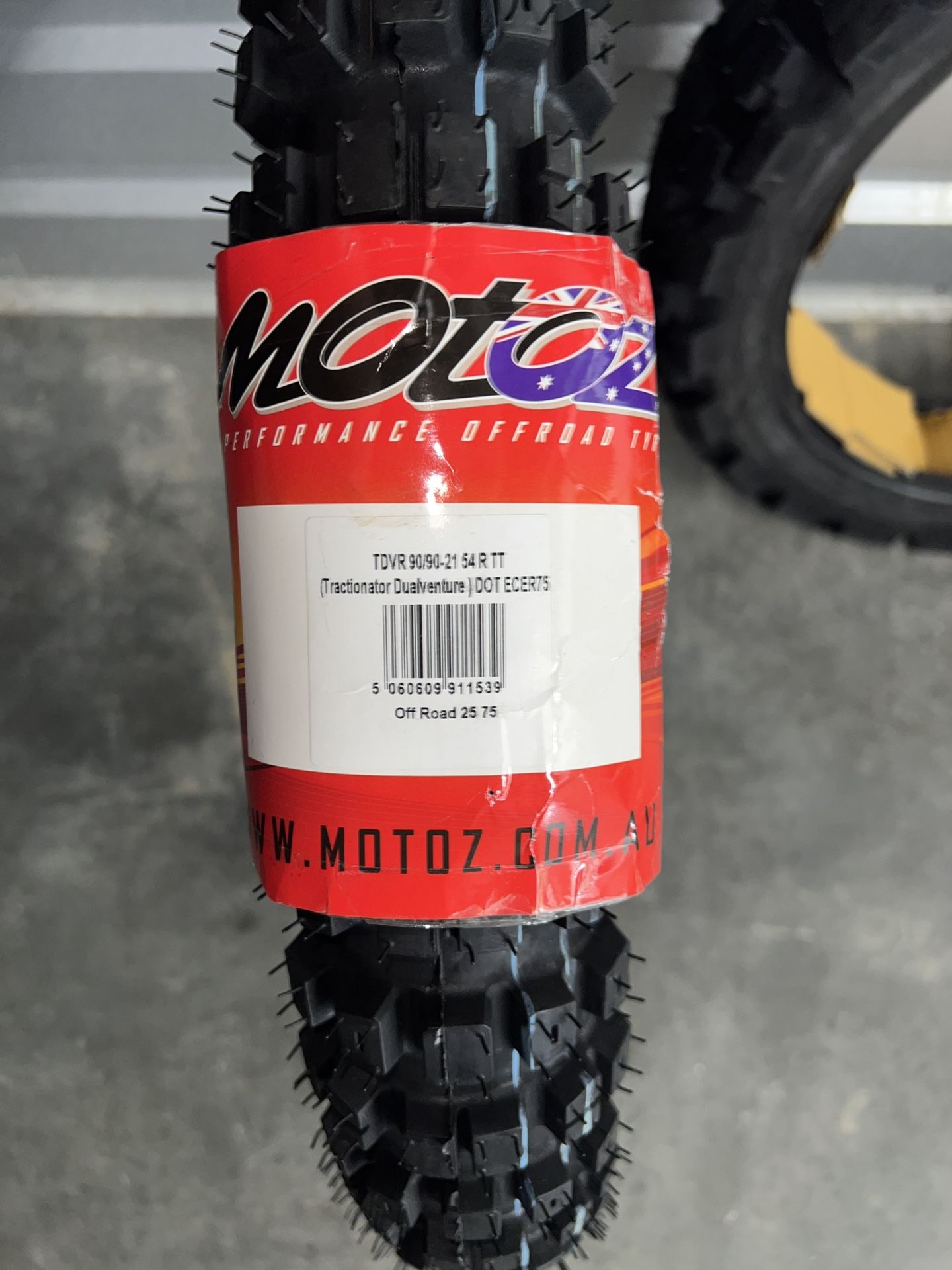 Motoz Tractionator Adventure Tires/Tubes