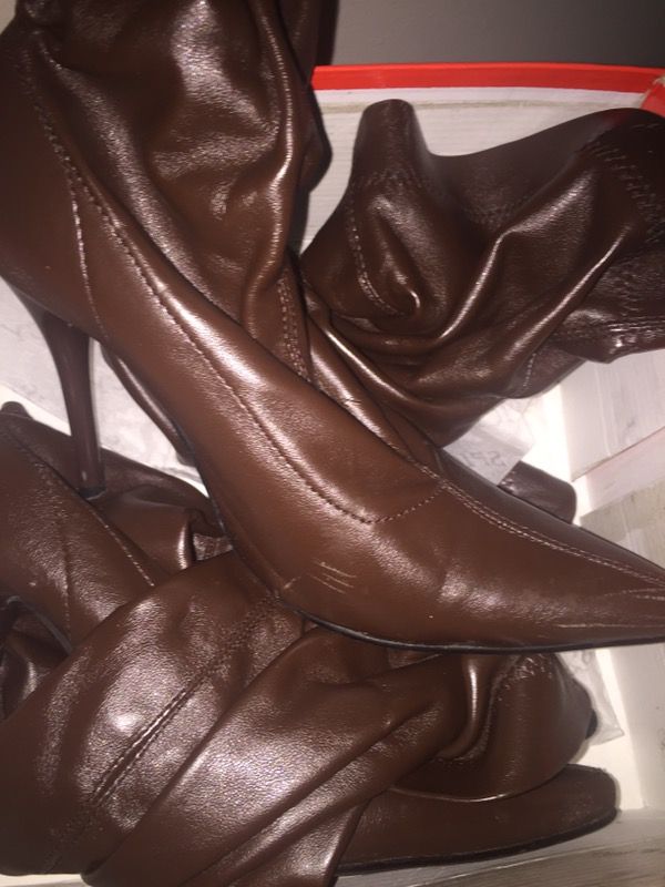 Brown Thigh boots size 6.5