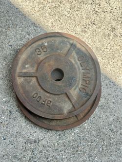 Olympic barbell plates