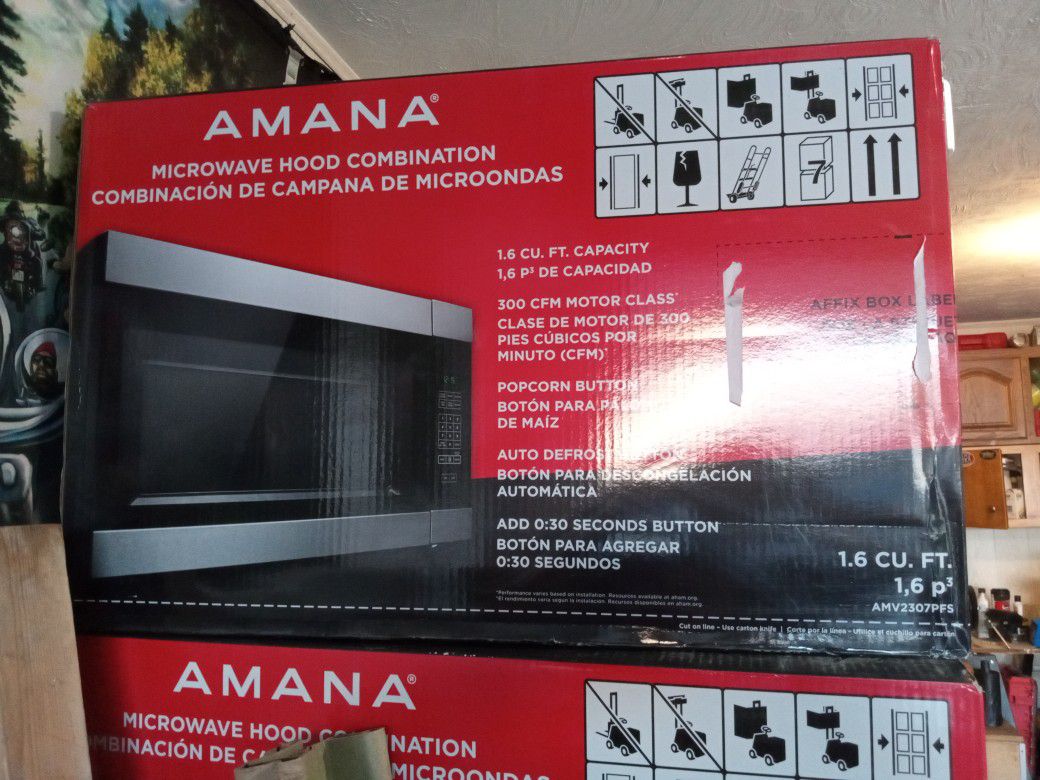 Amana Hooded Combo Microwave 