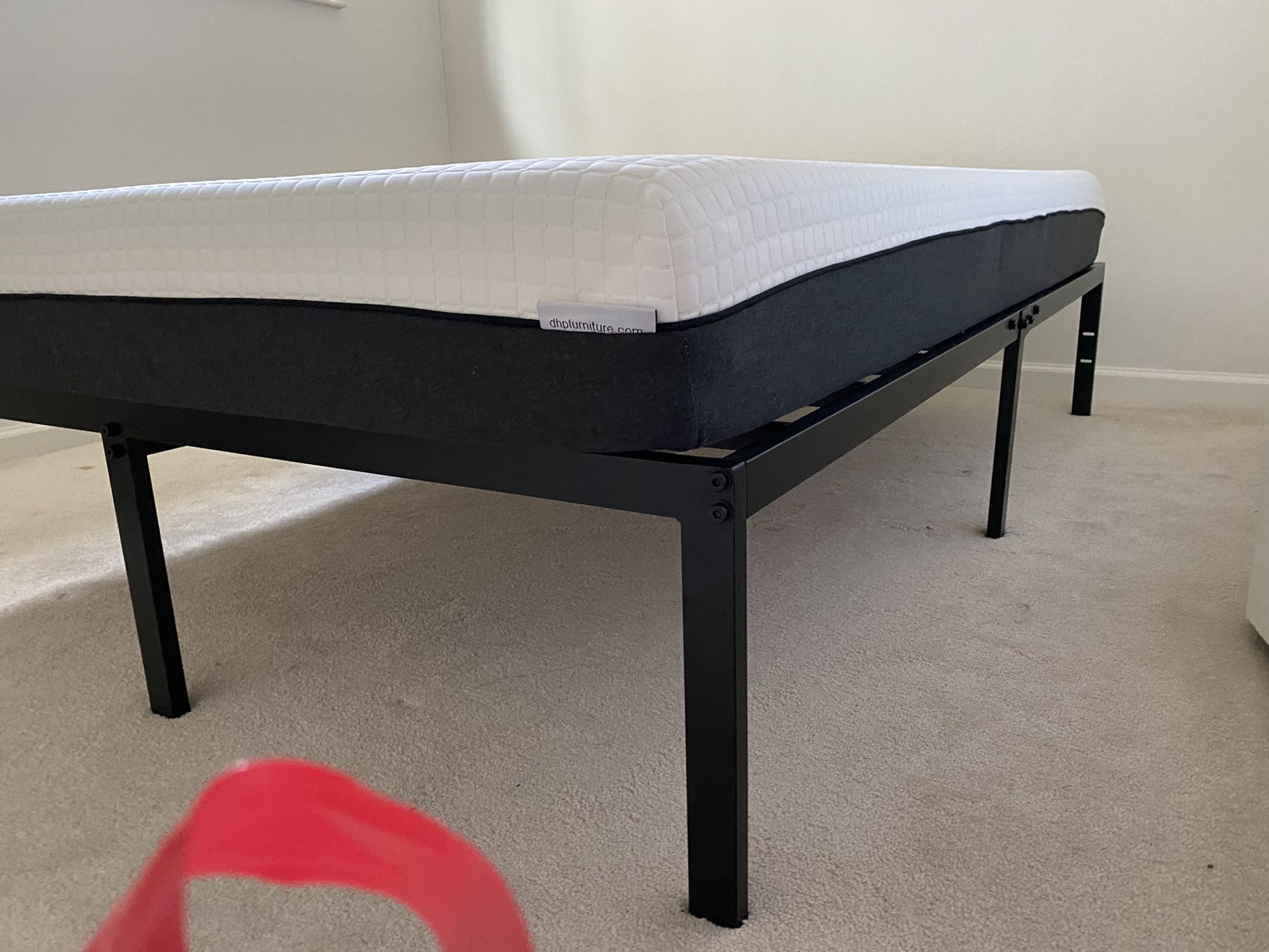 Bed frame & mattress queen size