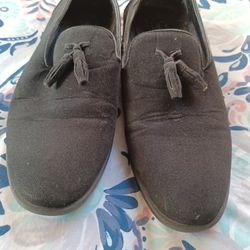 #Men's Asos Black Suede Dress Shoes 