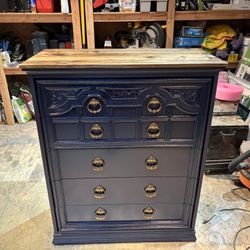 Beautiful Refurbished Tall Boy Dresser