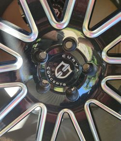 22" Curva Concepts Wheels with Venom Power Tires