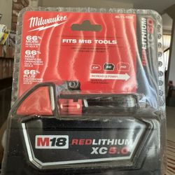 Milwaukee M18 XC5.0 battery