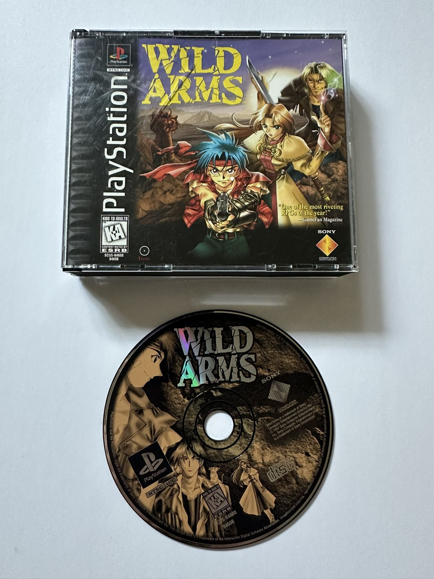 PS1 Wild Arms Playstation 1 • Missing Manual