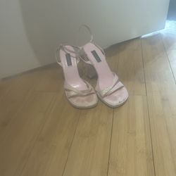 Pink Sparkle Heels 
