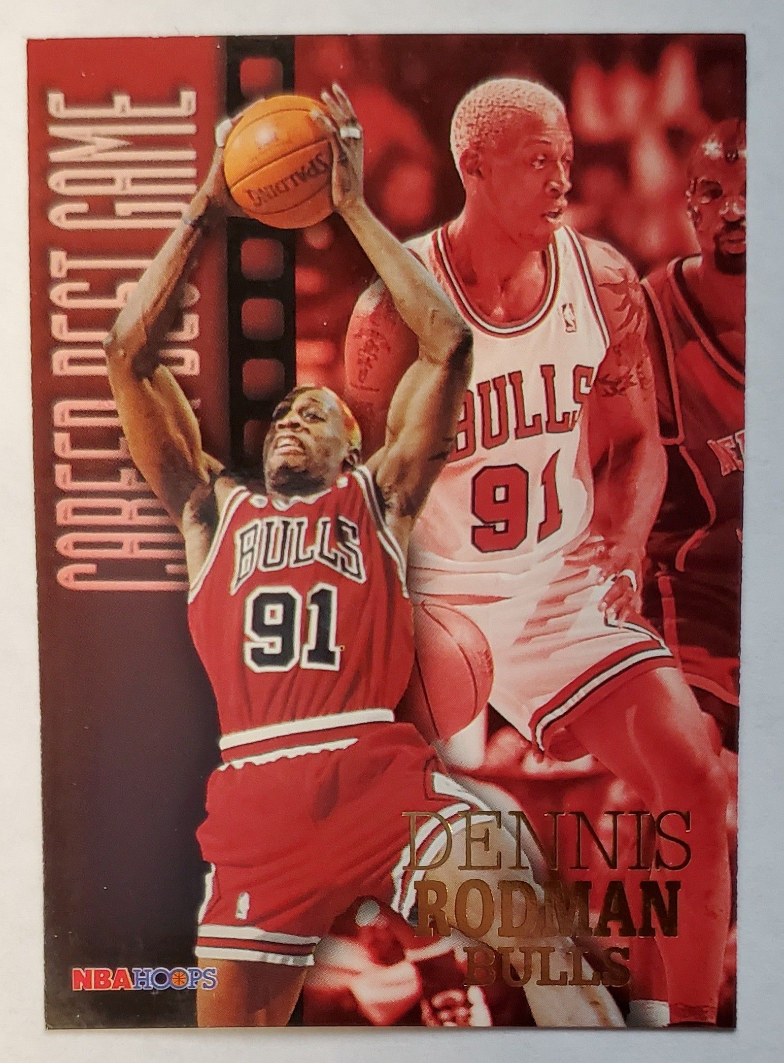 Dennis Rodman The Worm Piston Canvas Print