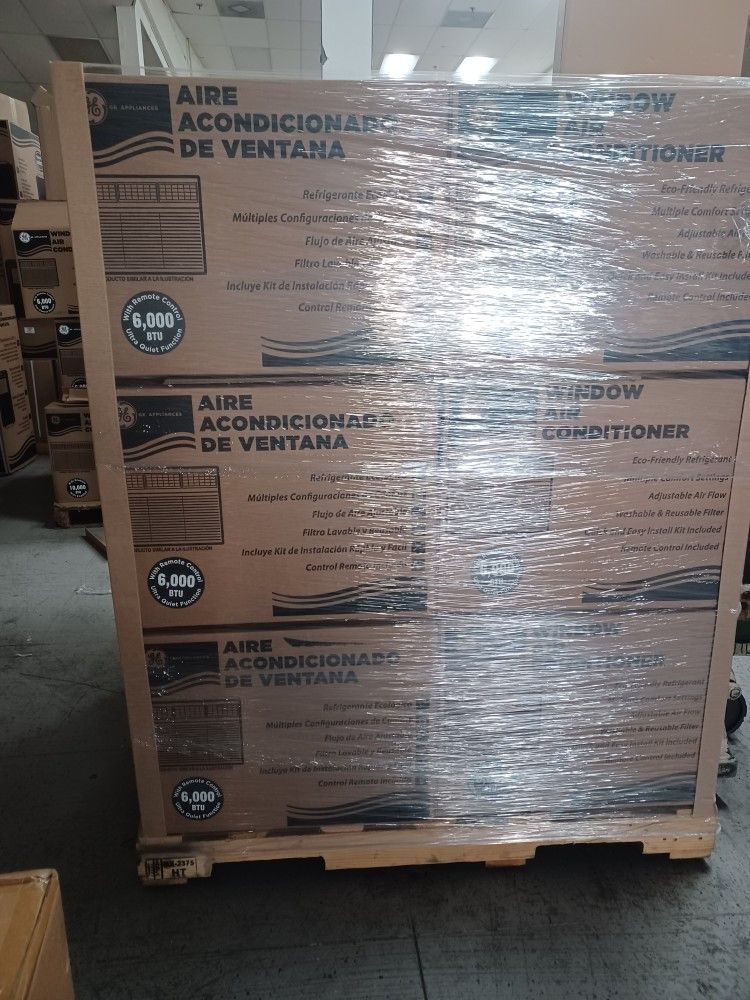 6000btu Windows Ac By GE WiFi Smart. Complete Set New In Box With Warranty