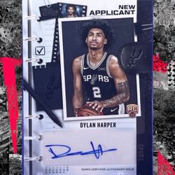 2025 Dylan Harper Topps New Applicants Rookie Autograph – San Antonio Spurs