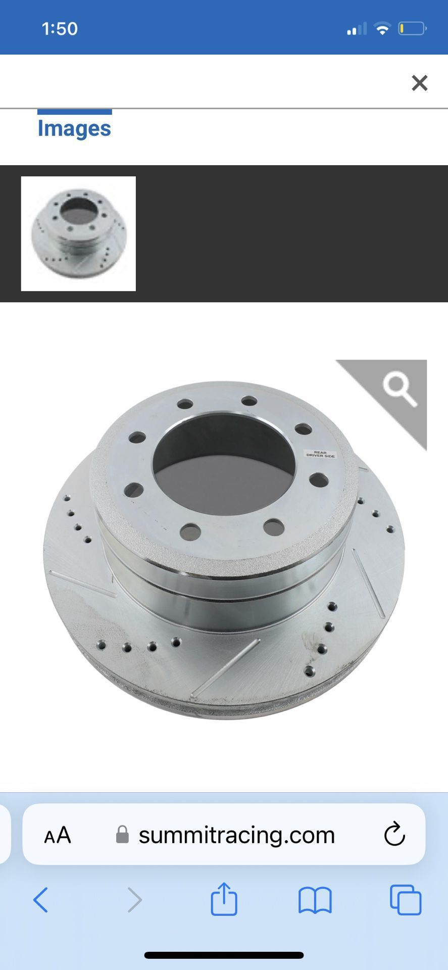 Power Stop Evolution Drilled and Slotted Rotors AR85155XL