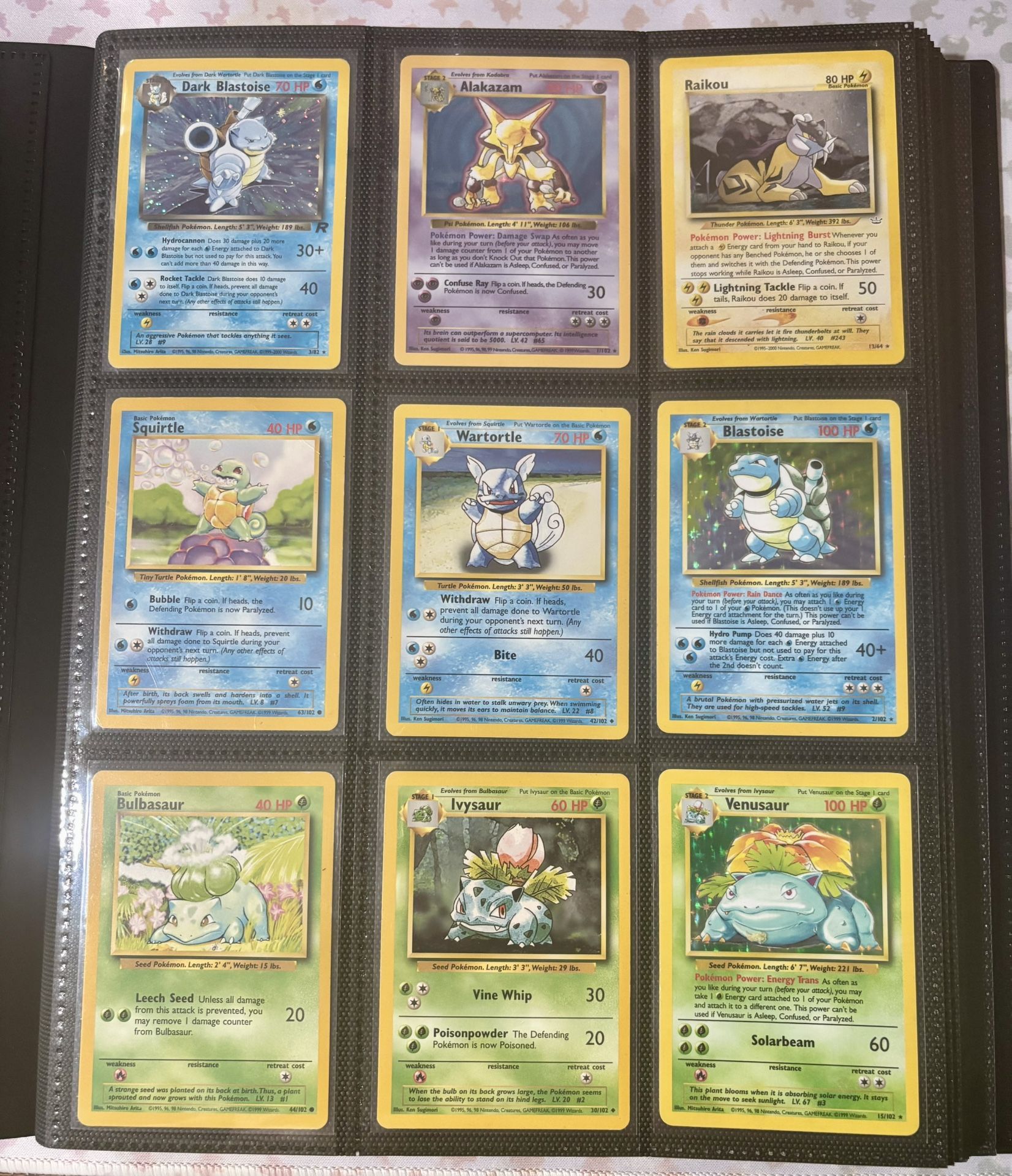 Vintage pokemon cards
