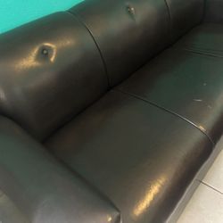 Faux Leather Couches 