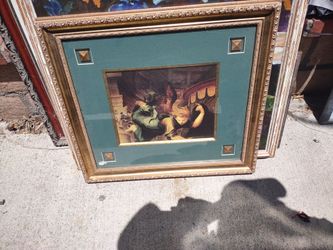 Framed Renaissance Angel Print - Raphael "Madonna del Baldacchino" Detail Art