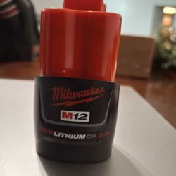 Milwaukee M12 2.0 Ah Battery 