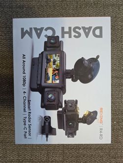 Rexibg R4-RD Dash Cam 1080p, Built-in 360