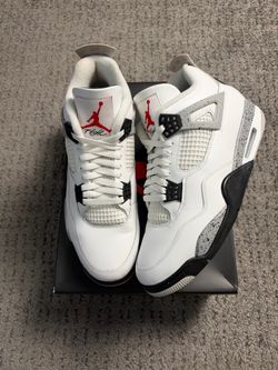 Jordan 4 White Cement