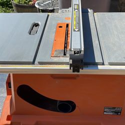 Ridgid Table Saw