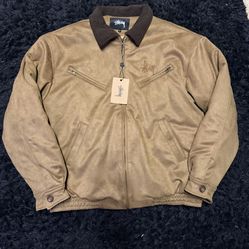 Brown Stussy Jacket