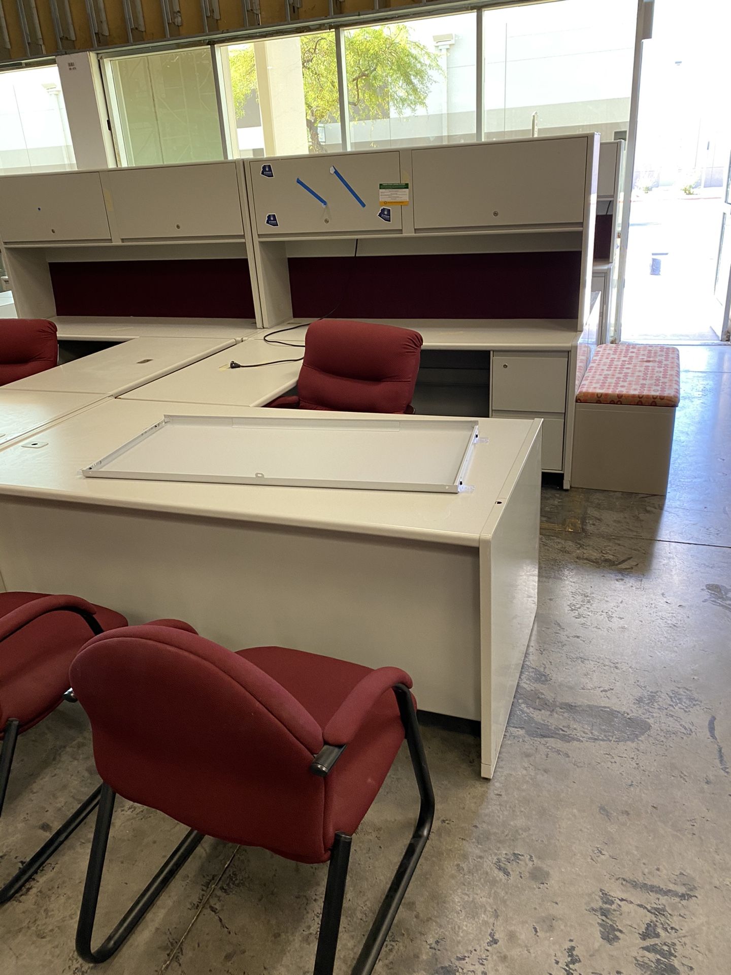 Desk With Hutch Set