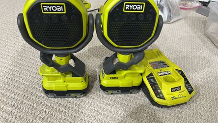 Ryobi bluetooth speakers