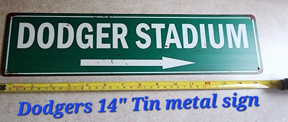 Dodgers Baseball Team Stadium Sign See All Pics Sold Separately SHIPPING AVAILABLE 