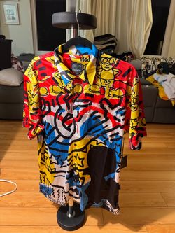 Diamond Supply Co x Disney Mickey Mouse Button-Up Shirt