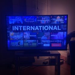 Large Tv With Stand And Remote 