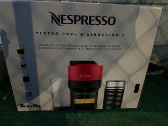 Nespresso Vertuo Pop+ & Aeroccino 3 Coffee Machine – Brand New in Box