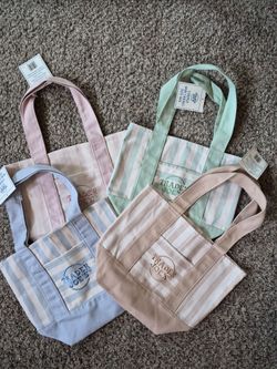 Original Trader Joe's Mini Canvas Bags Summer Edition