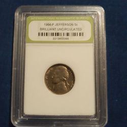 1964-P Jefferson Nickel  