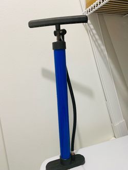 Blue Floor Standing Air Pump