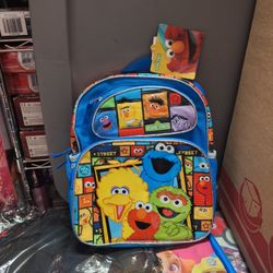 Sesame Street Backpack 12 Inch 
