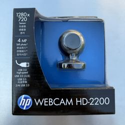 BRAND NEW HP WEBCAM HD-2200