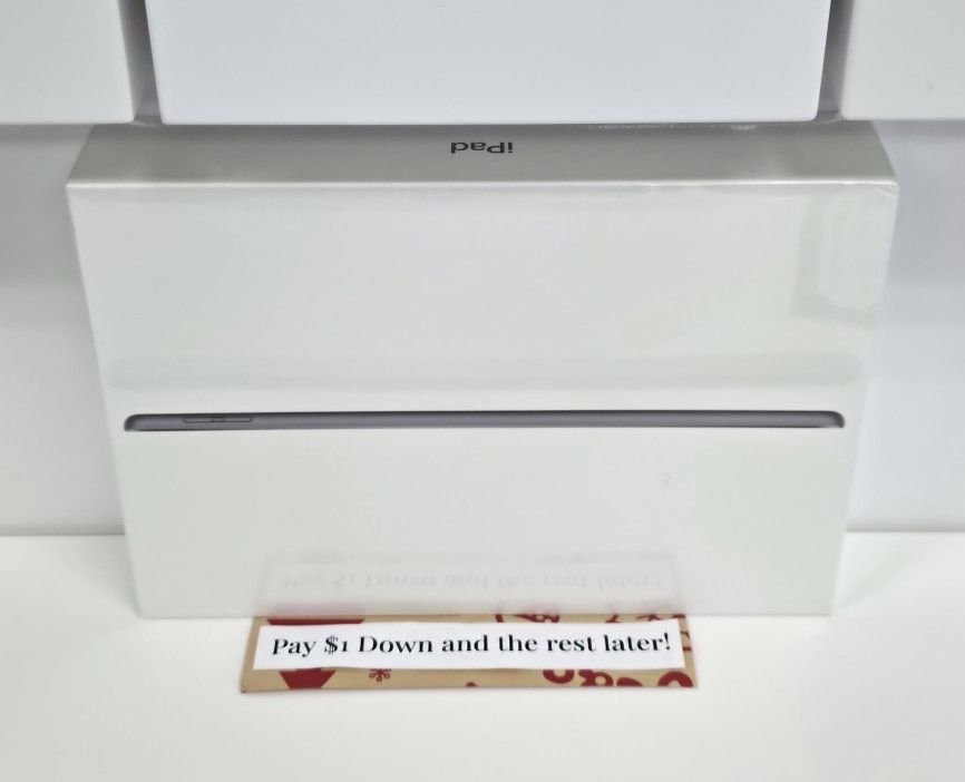 New-Apple Ipad 9 10.2inch -Tablet - Pay $1 To Take It Home Today and pay the rest later.